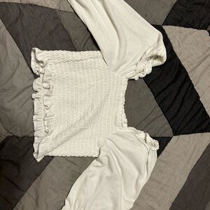 Free people white shirt